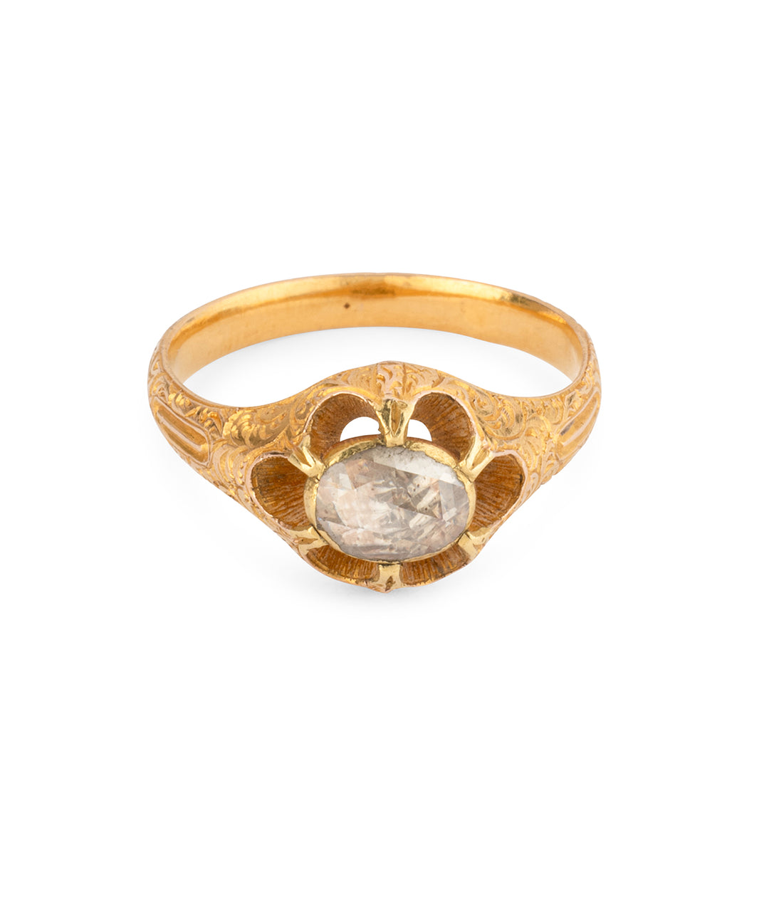 Ancienne-bague-diamant-taille-rose-Como-Caillou-Paris
