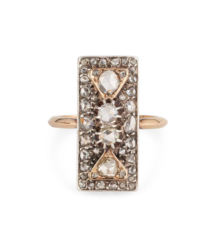 Bague ancienne en diamants "Sileas"