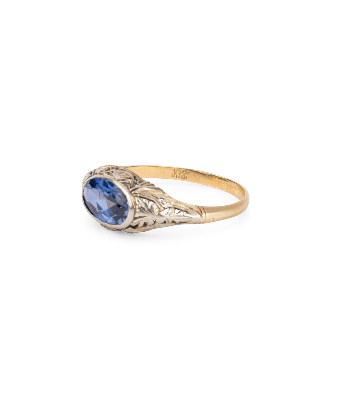 Ancienne-bague-fiancailles-ancienne-saphir-or-18k-Kay-Caillou-Paris