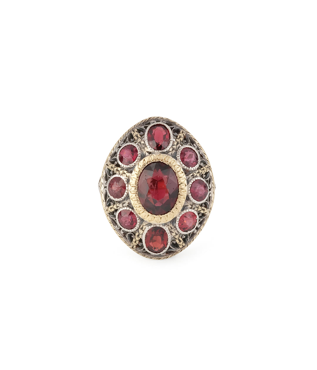 Ancienne-bague-grenats-or-argent-Rino-Caillou-Paris