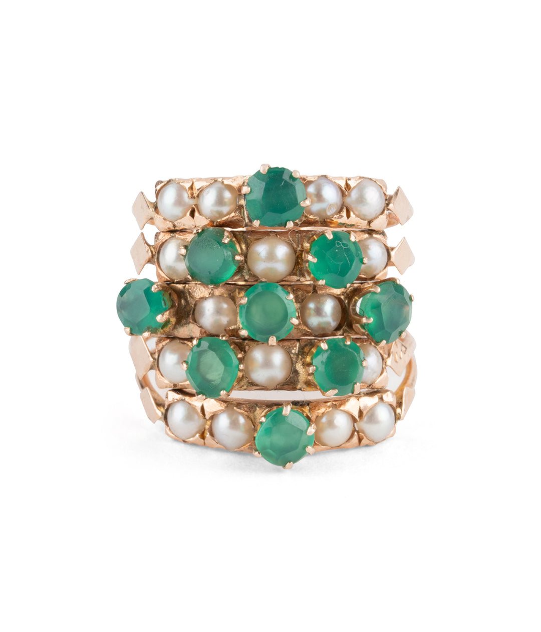 Ancienne-bague-harem-perle-chrysoprase-Bonko-Caillou-Paris