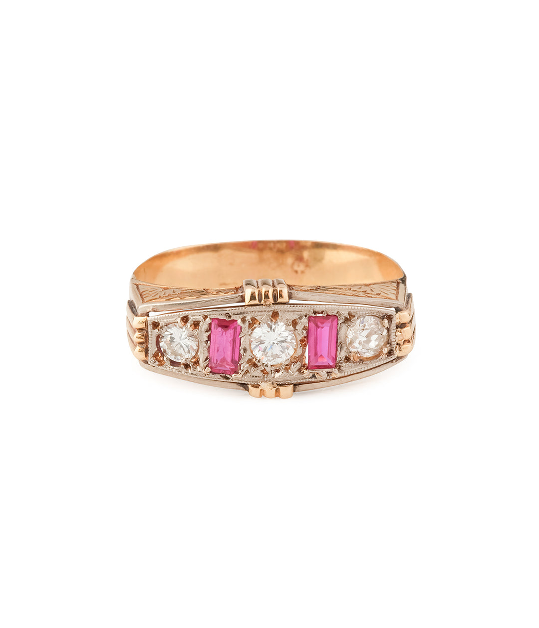 Ancienne-bague-jarretiere-diamants-rubis-Jimmy-Caillou-Paris