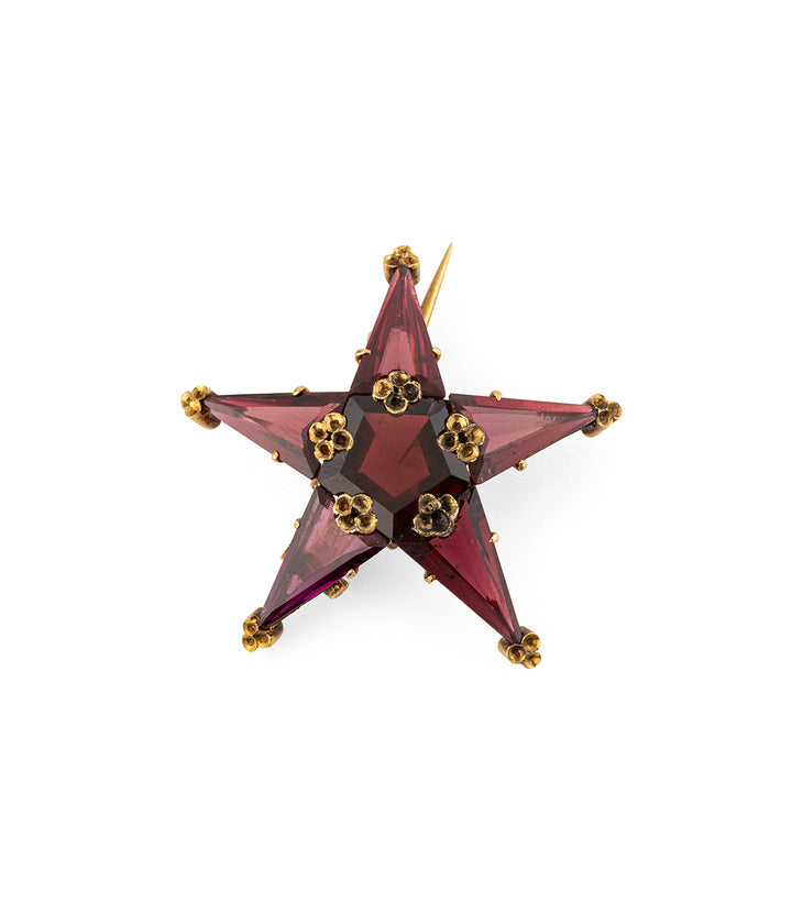 Ancienne-broche-etoile-grenat-Maraea-Caillou-Paris