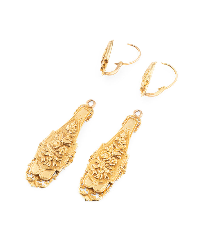 Anciennes-boucles-oreilles-a-transformation-or-18k-Guinal-Caillou-Paris