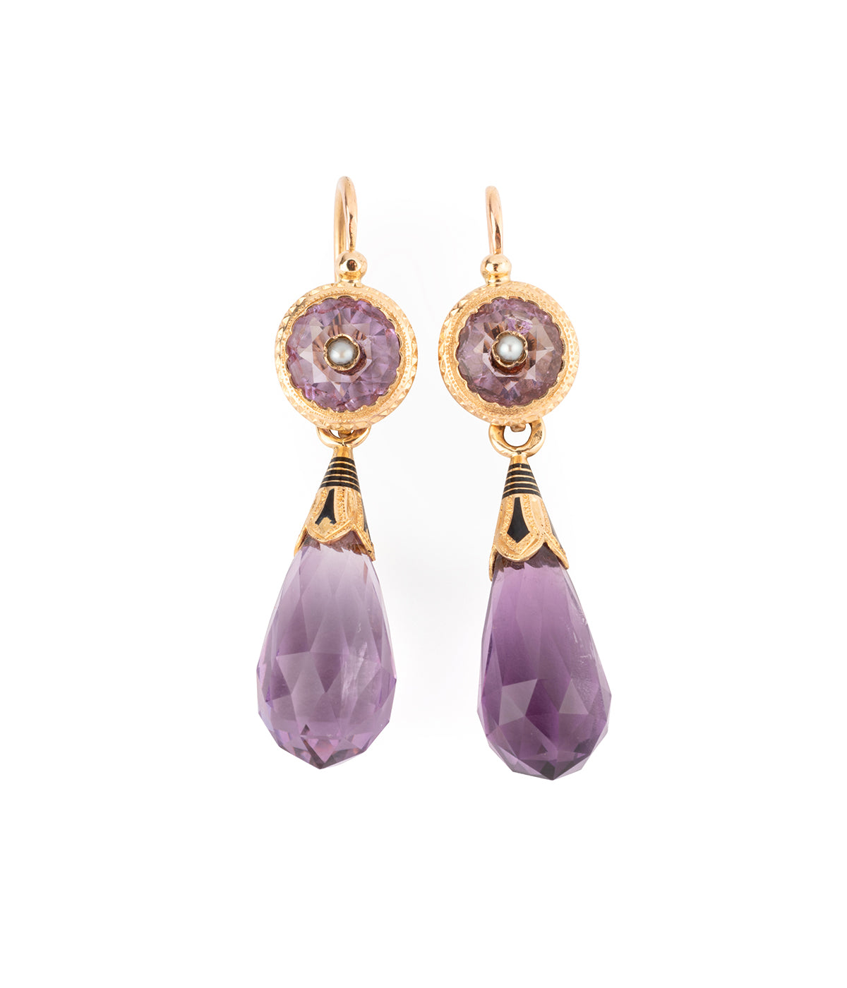 Anciennes-boucles-oreilles-amethyste-Bollard-Caillou-Paris