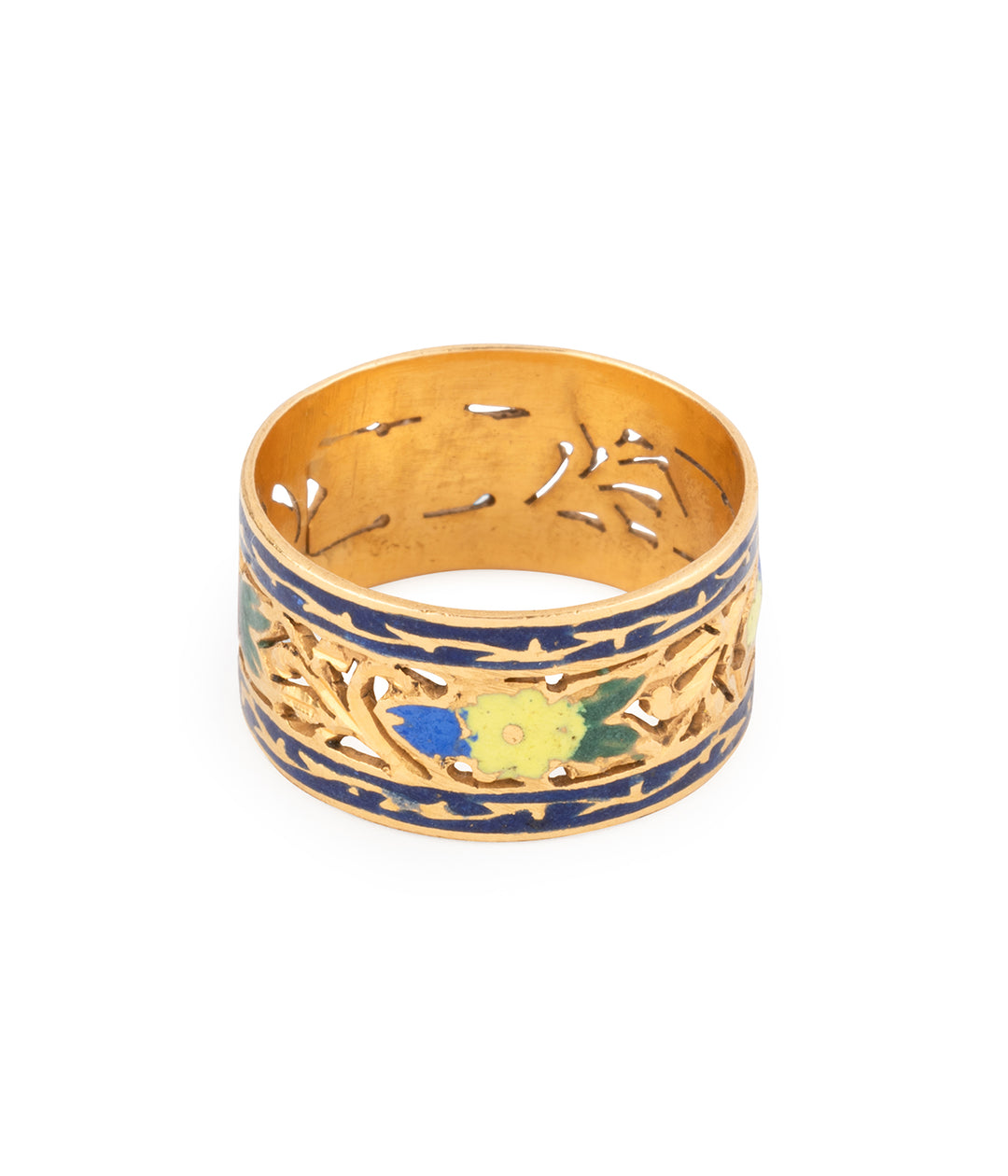 Antiqe-gold-ring-enamel-Nari-Caillou-Paris