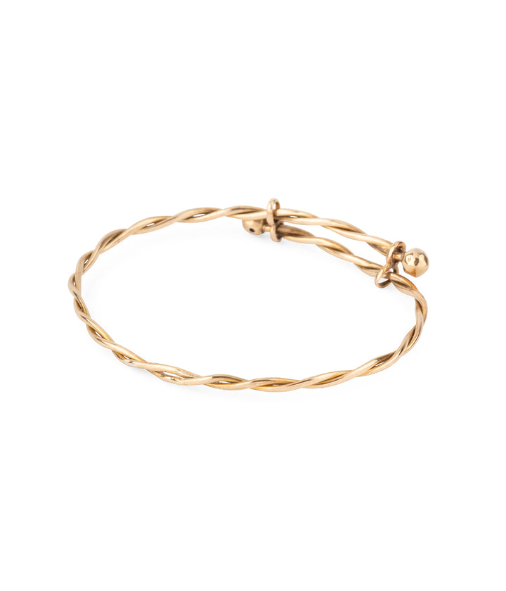 Antique-bracelet-14K-gold-Ram-Caillou-Paris