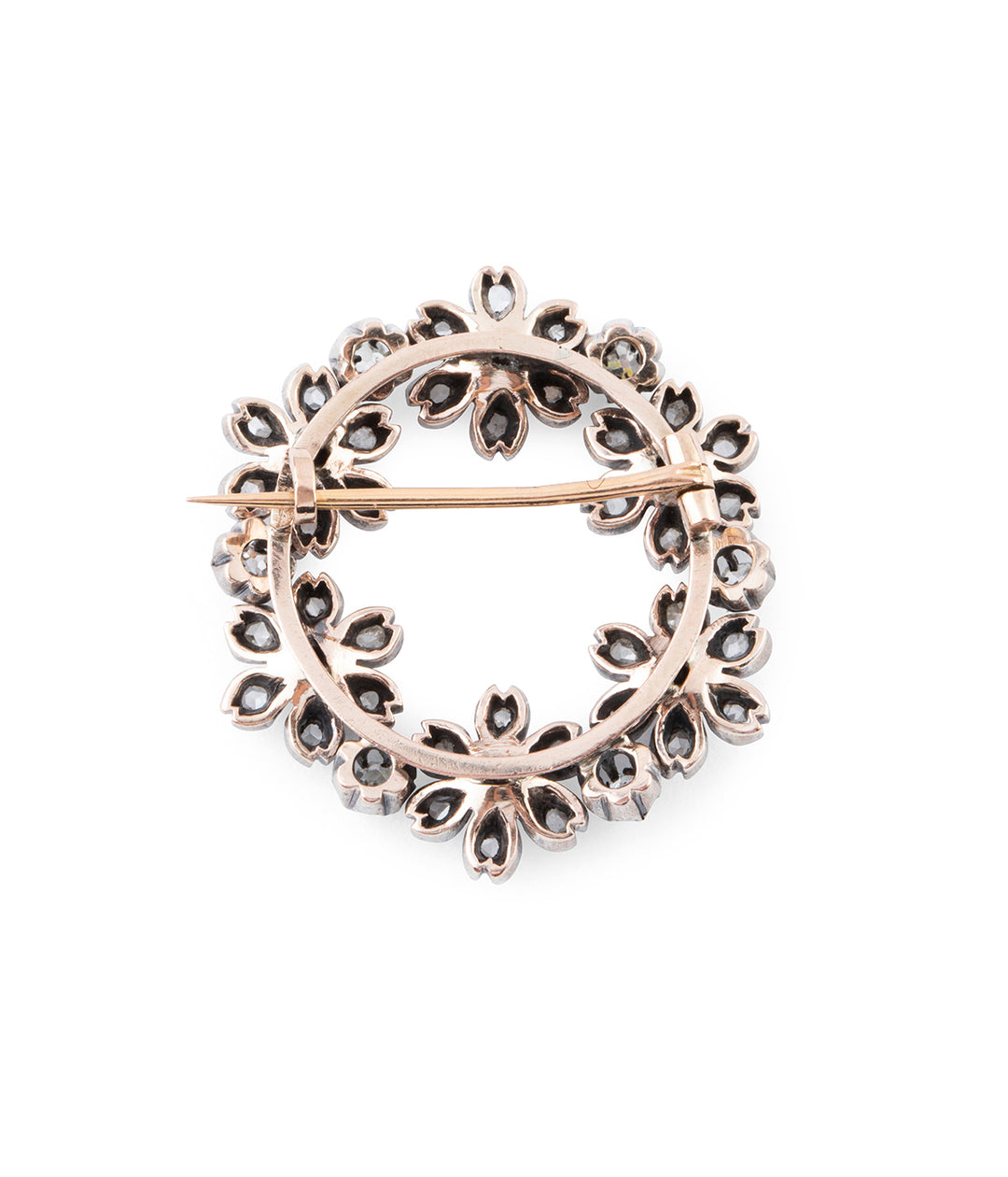 Antique-brooch-flowers-crown-rubies-diamonds-Kito-Caillou-Paris