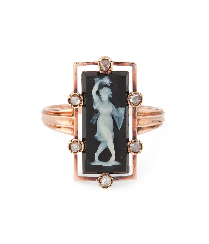 Antique-cameo-ring-diamonds-Yvi-Caillou-Paris