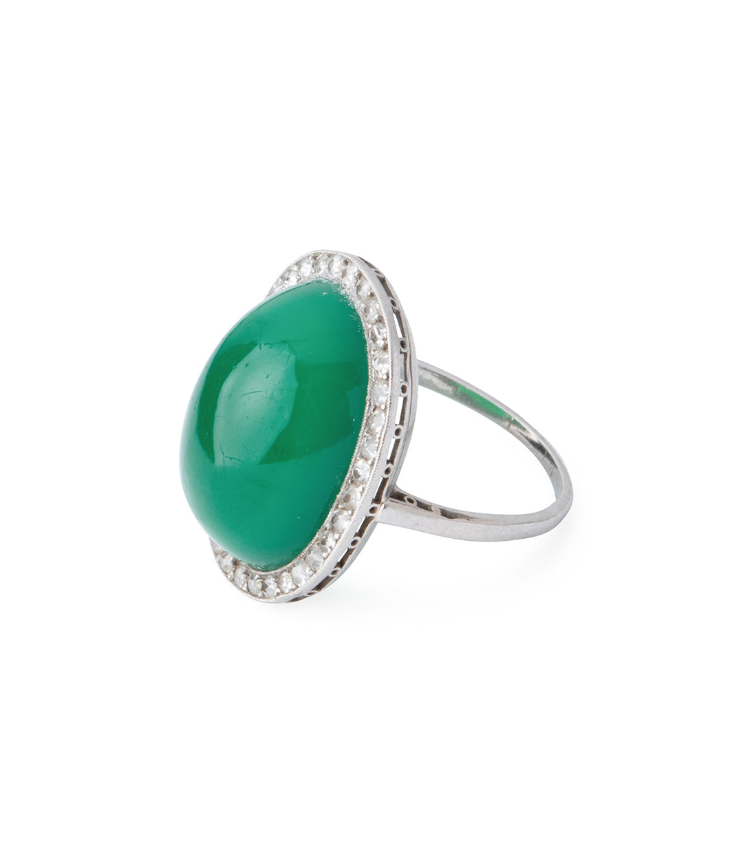 Antique-chrysoprase-ring-18K-gold-Atia-Caillou-Paris