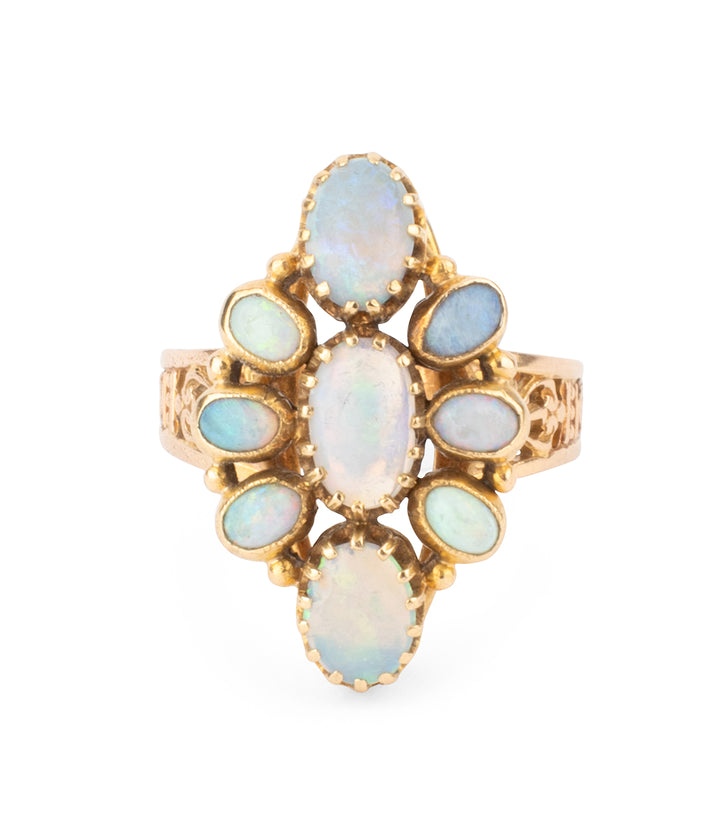 Antique-cluster-ring-opal-Adham-Caillou-Paris