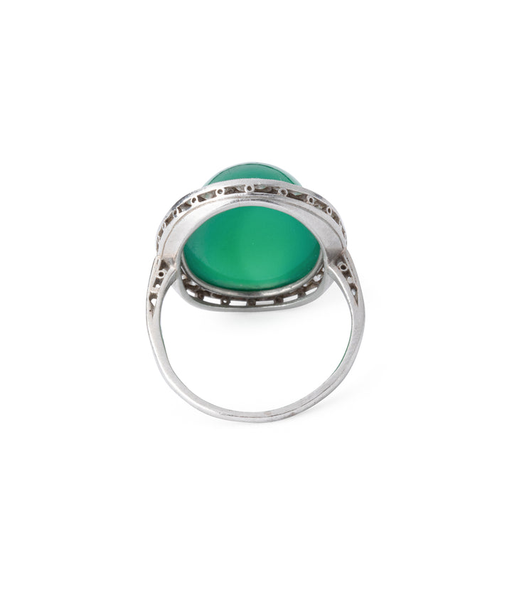 Antique-cocktail-ring-chrysoprase-diamonds-Atia-Caillou-Paris