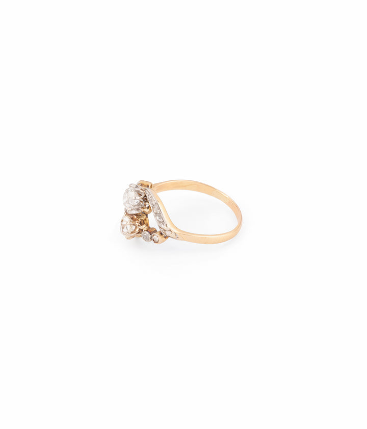 Antique diamonds engagement ring "Sabino" - Caillou Paris