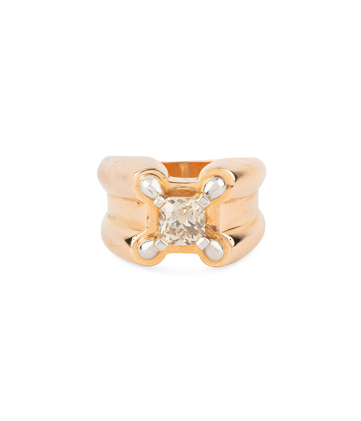Antique-diamond-ring-pink-gold-Driss-Caillou-Paris
