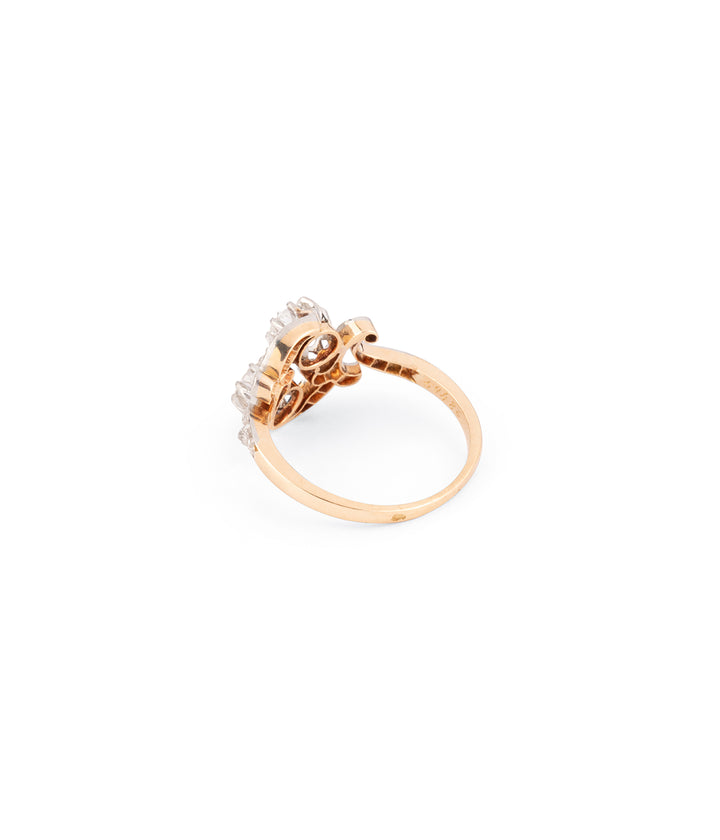 Antique diamond You and Me ring "Gilio" - Caillou Paris