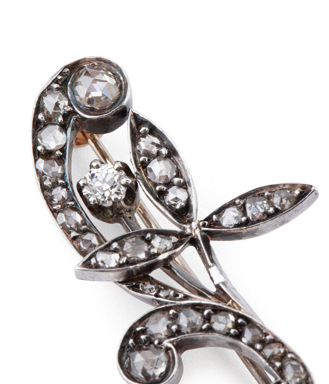 Antique-diamonds-brooch-silver-gold-Lenia-Caillou-Paris