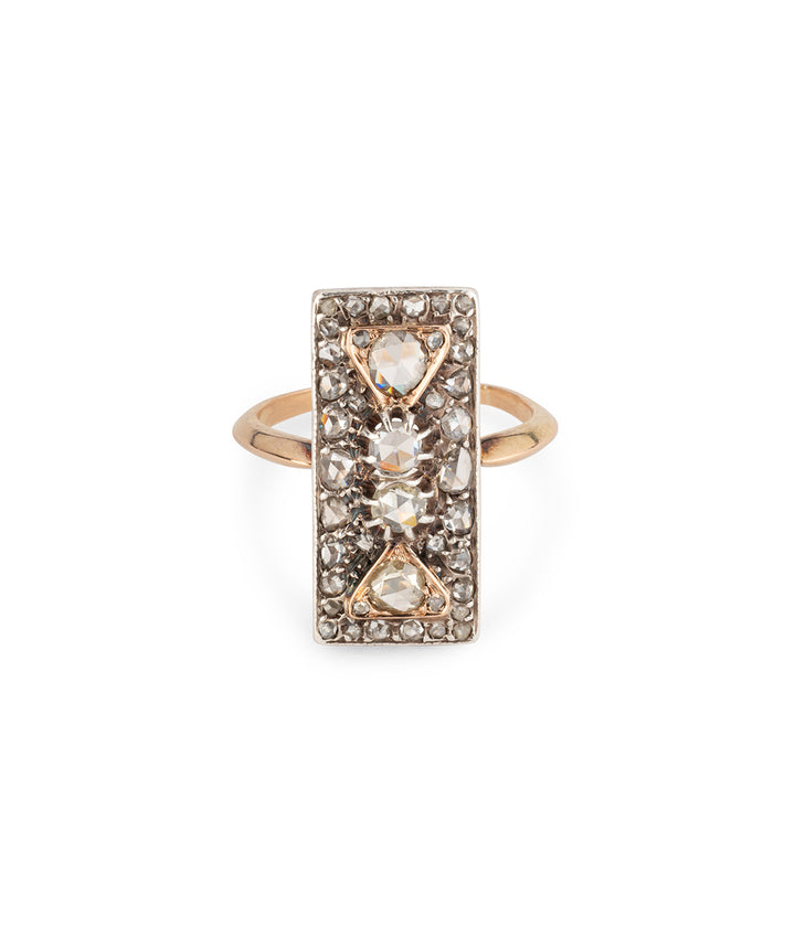 Bague ancienne en diamants "Sileas"