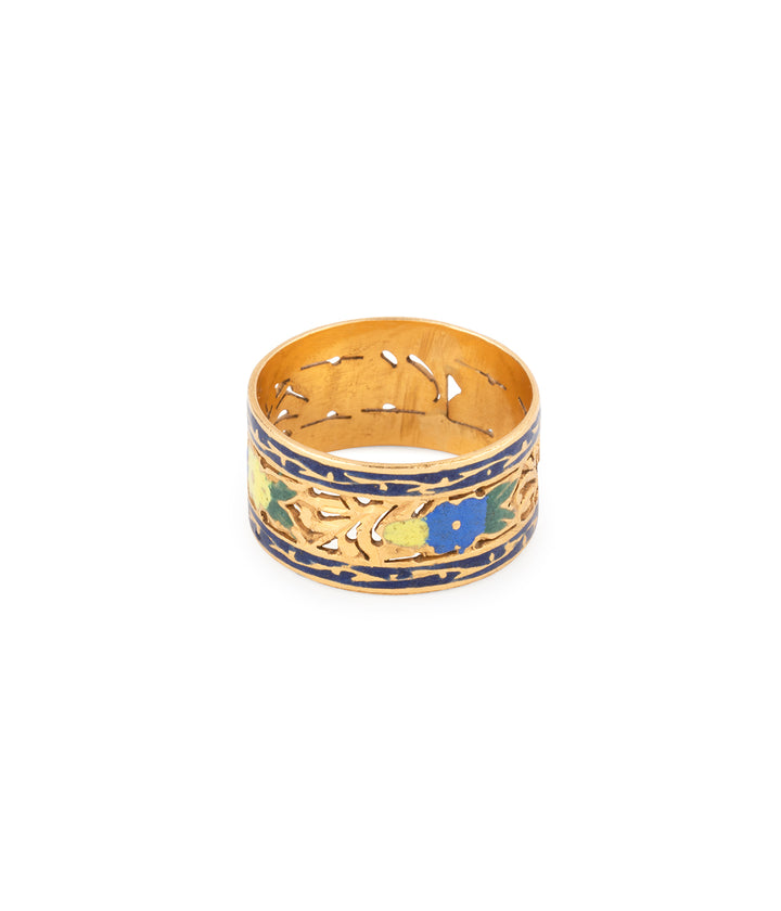 Antique-enameled-ring-18k-gold-Nari-Caillou-Paris