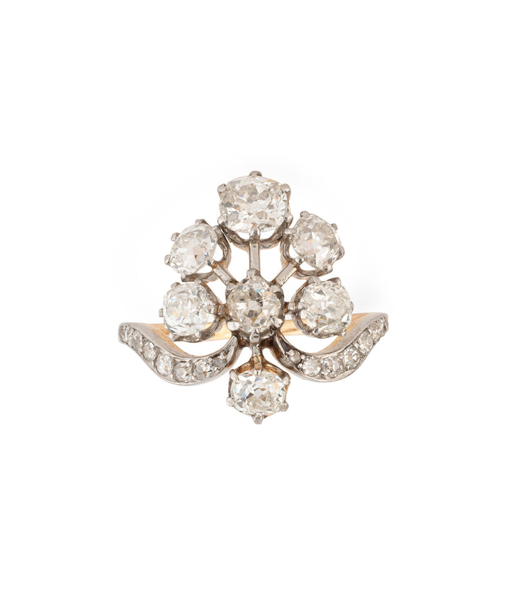 Bague Belle époque en diamants "Arina"