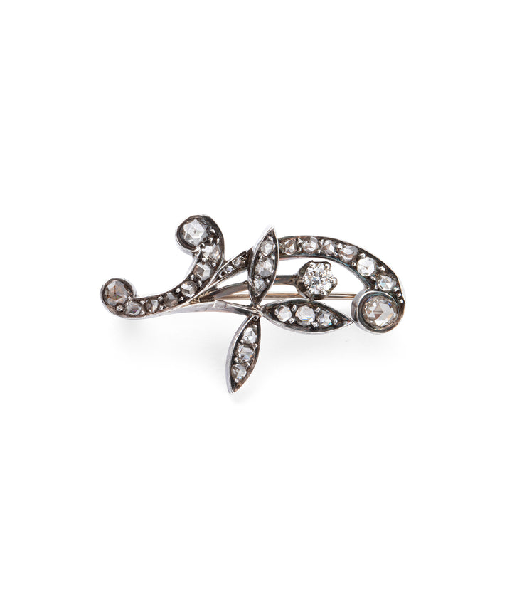 Antique-floral-brooch-diamonds-Lenia-Caillou-Paris