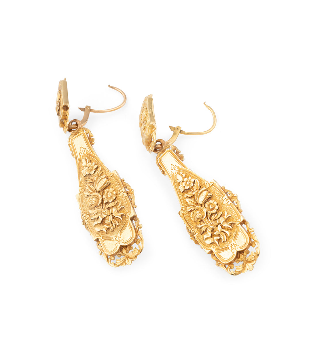 Antique-floral-earrings-Guinal-Caillou-Paris