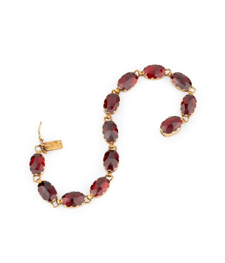 Antique-french-bracelet-garnet-18k-gold-Stheva