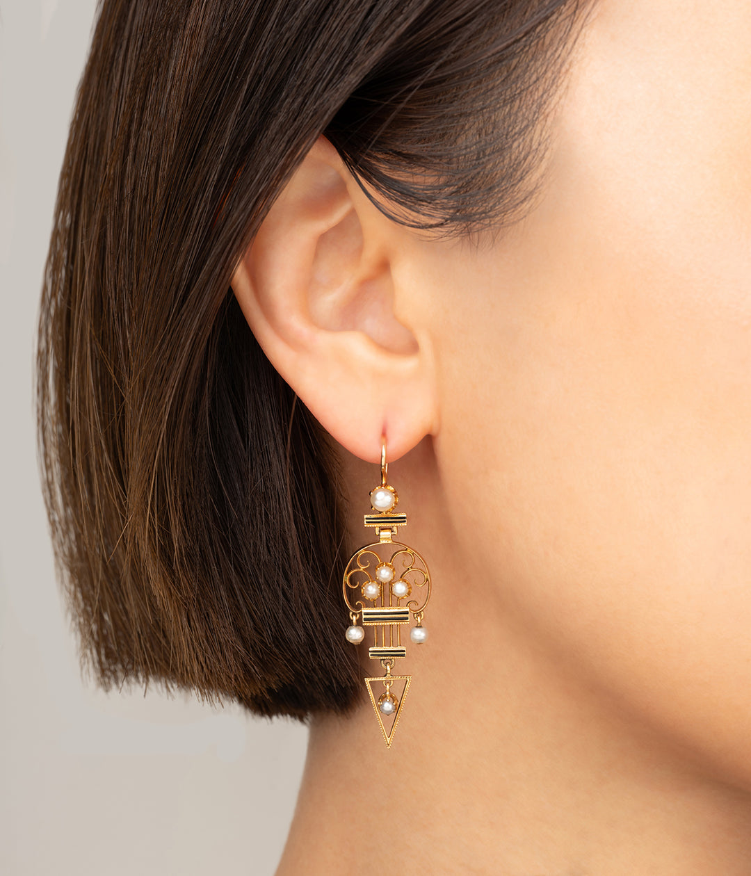 Antique-french-earrings-18k-gold-pearls-Yoki-Caillou-Paris