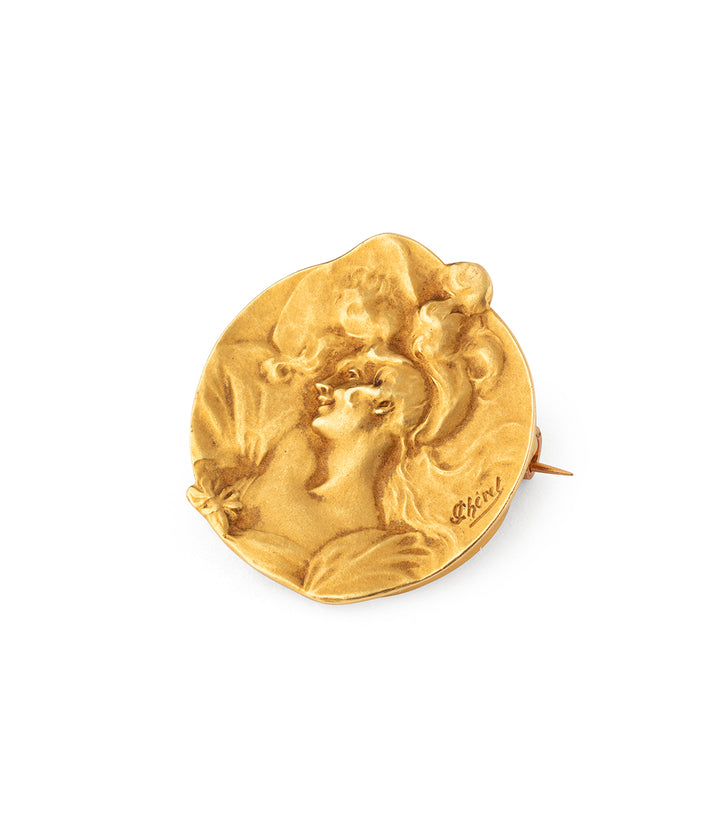 Antique-gold-brooch-Jules-Cheret-Vyasa-Caillou-Paris