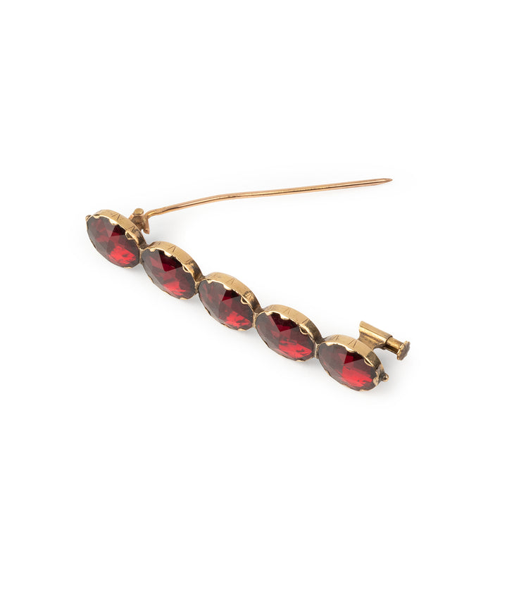 Antique-gold-brooch-Perpignan-garnet-Kaly
