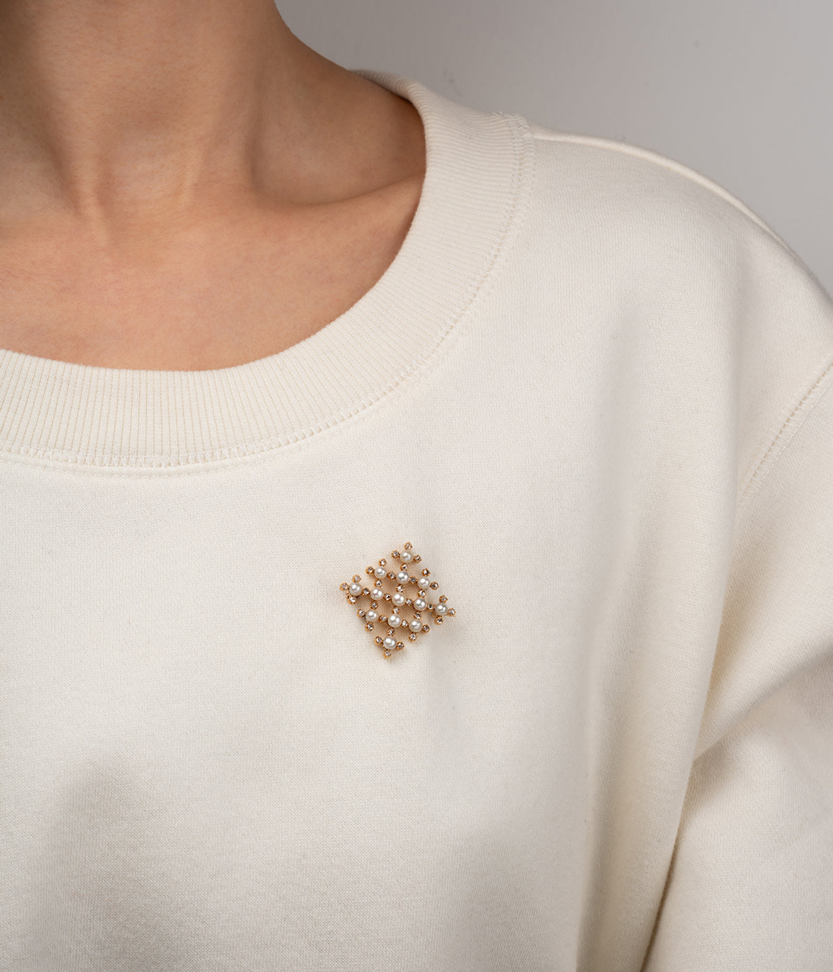 Antique gold and diamond brooch  "Haro" - Caillou Paris