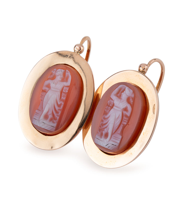 Antique-gold-earrings-cameo-Einia-Caillou-Paris