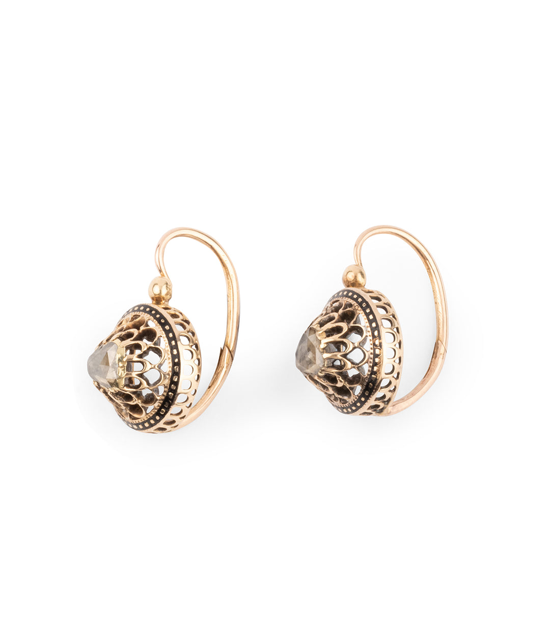 Antique-gold-earrings-diamonds-Sabe