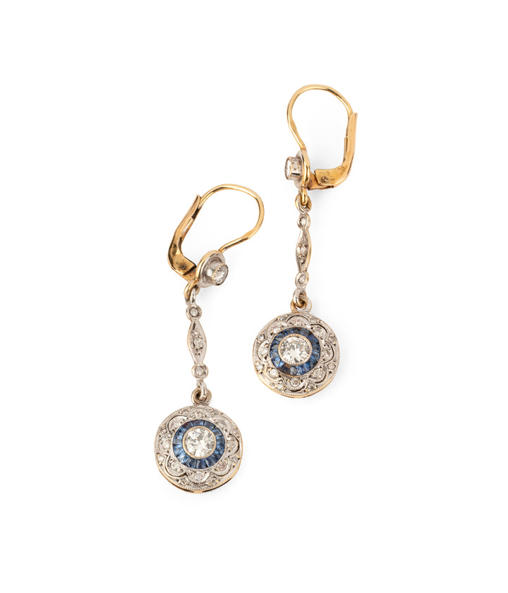 Antique-gold-earrings-sapphires-diamonds-Jenaya-Caillou-Paris