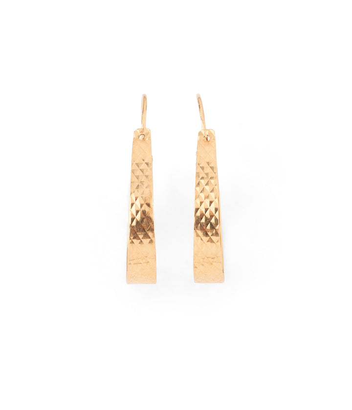 Antique gold hoops "Lita" - Caillou Paris