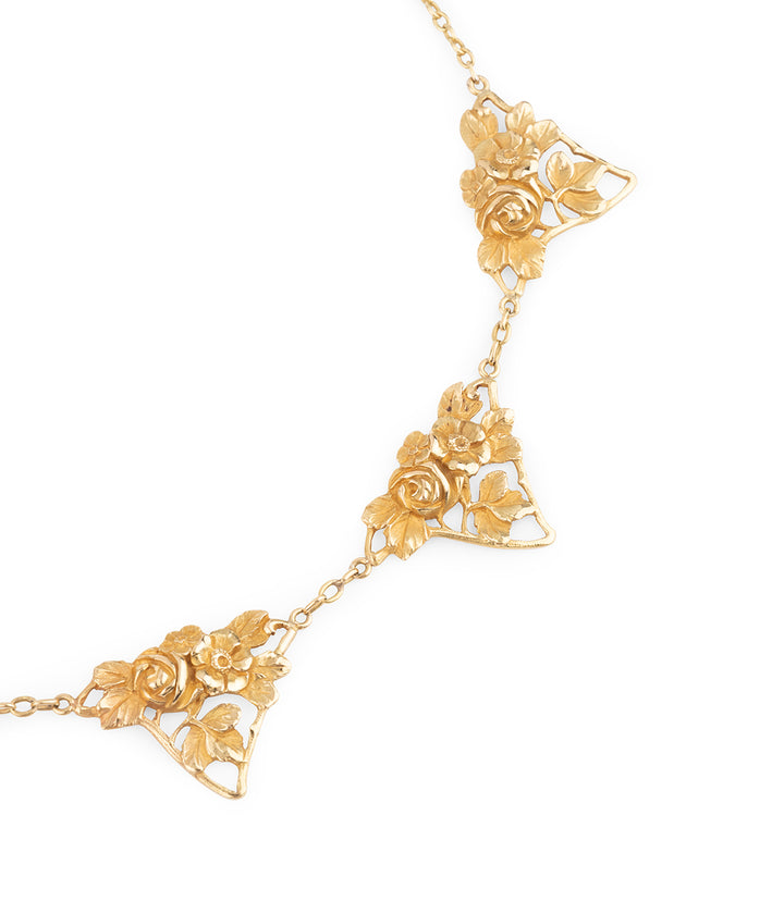 Antique-gold-necklace-flowers-Stepka-Caillou-Paris