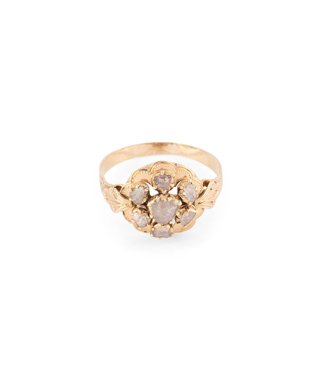 Antique-halo-ring-rosecut-diamonds-Orna-Caillou-Paris