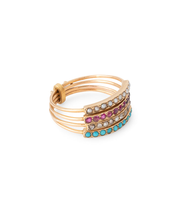 Antique-harem-ring-14k-gold-Pravina