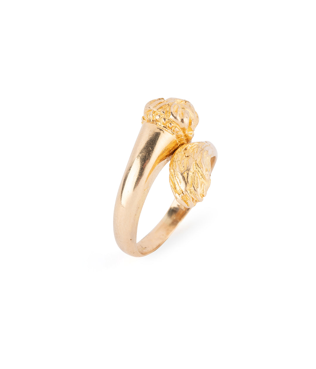 Antique lion ring 18k gold "Lisel" - Caillou Paris