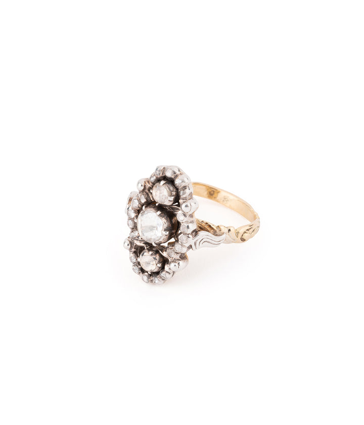 Antique marquise diamond ring "Blane" - Caillou Paris