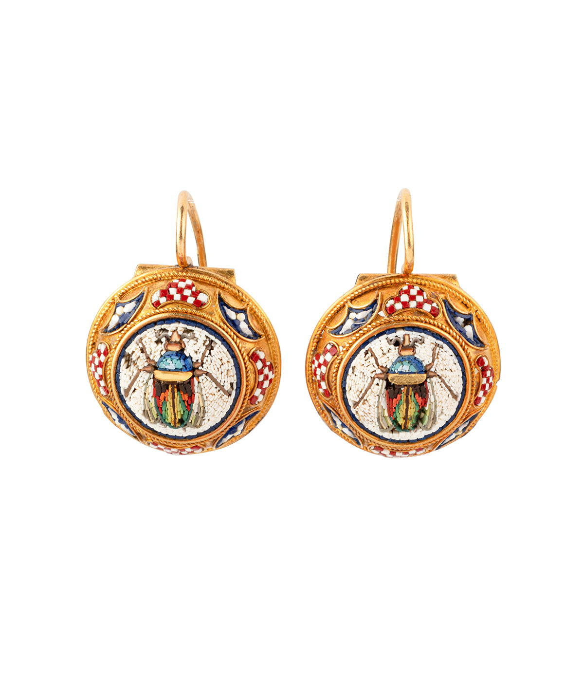 Antique-micro-mosaic-earrings-Taresa-Caillou-Paris