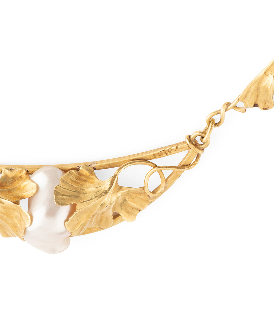 Antique-necklace-18k-gold-pearl-Colot-Caillou-Paris