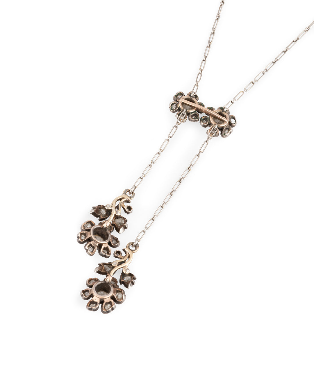Antique-necklace-diamonds-gold-silver-Nika
