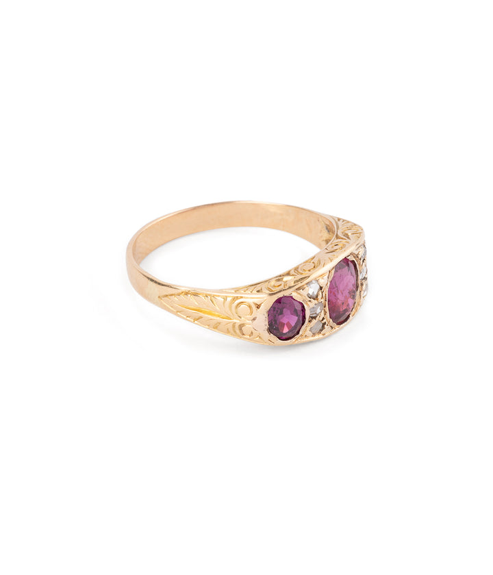 Antique rubies ring "Hansi" - Caillou Paris