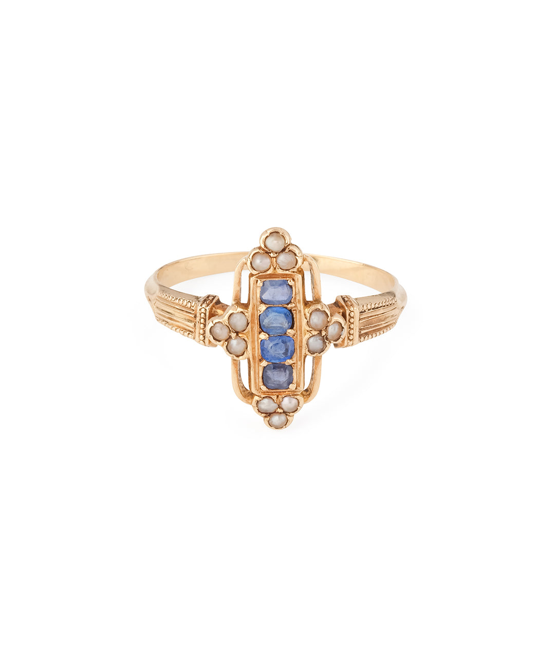 Antique-sapphires-ring-18k-gold-Felisia-Caillou-Paris