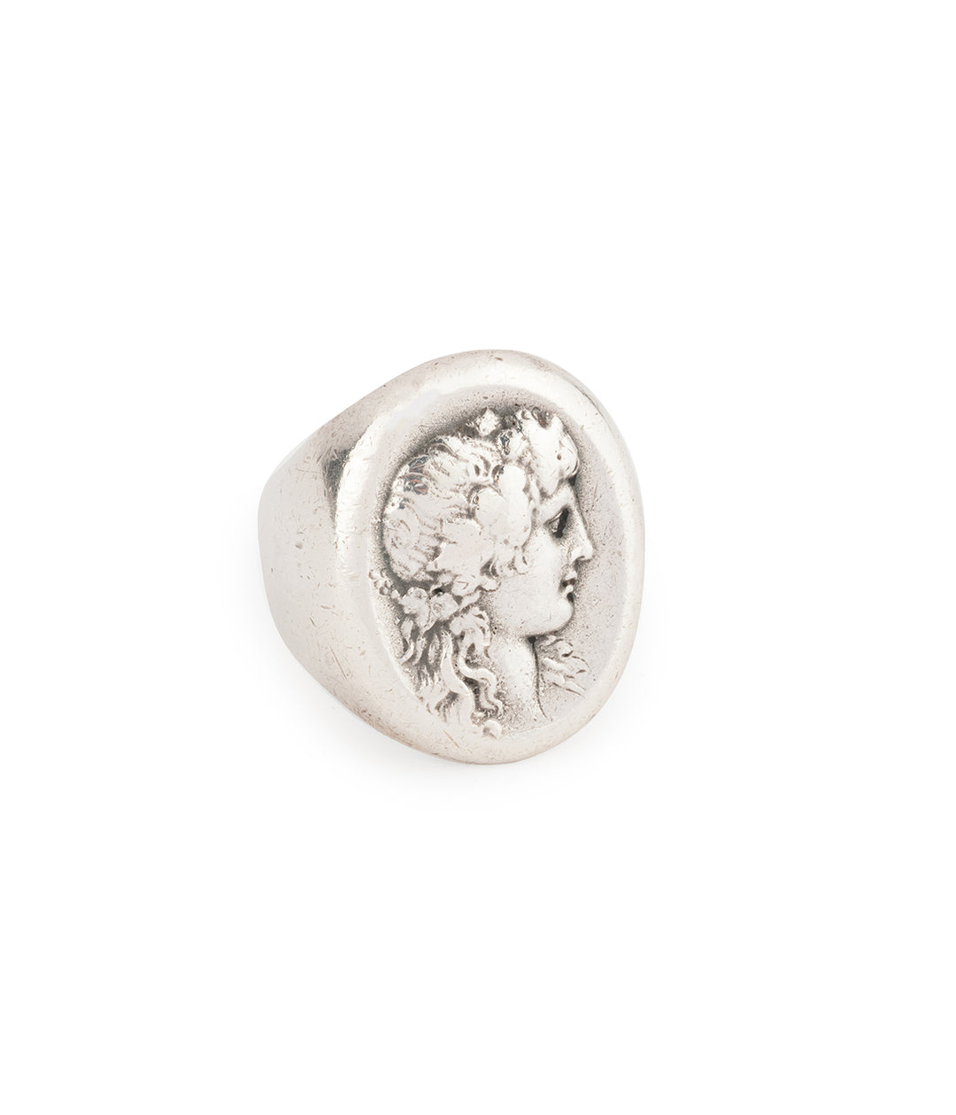 Antique-silver-signet-ring-bacchante-Reia-Caillou-Paris