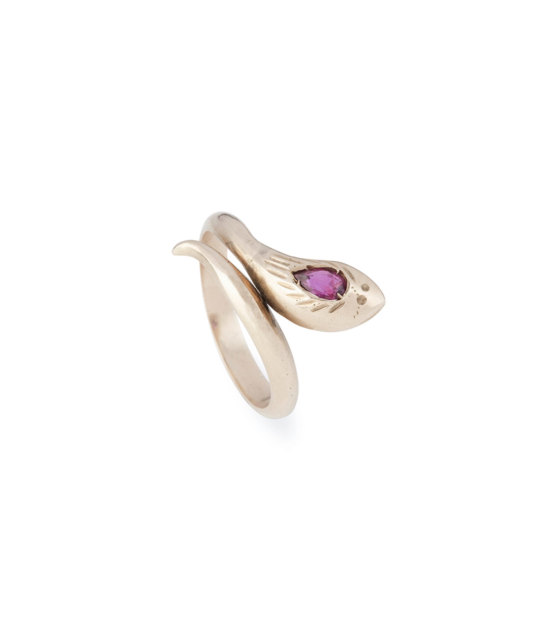Antique-snake-ring-men-9K-gold-Amra-Caillou-Paris