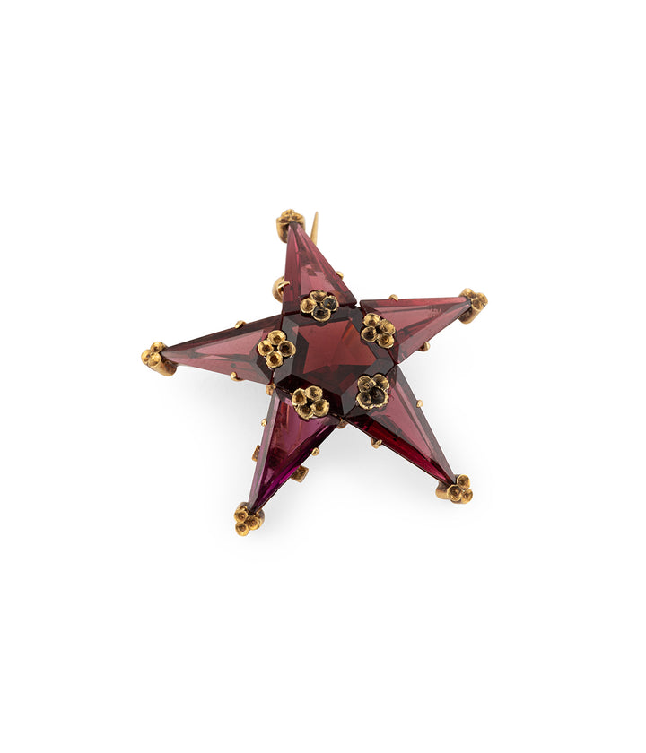 Antique-star-shaped-garnet-brooch-Maraea-Caillou-Paris