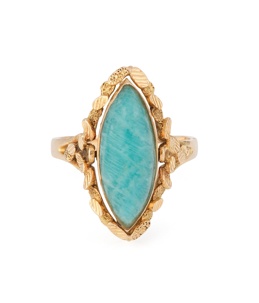 Antique-swivel-ring-pearls-amazonite-Odet-Caillou-Paris