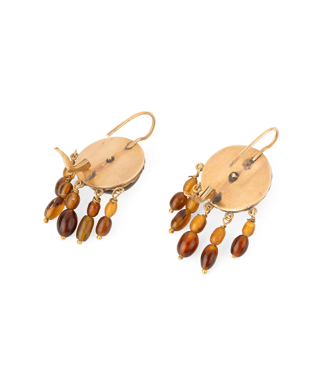 Antique-tortoiseshell-earrings-18k-gold-Taresa-Caillou-Paris