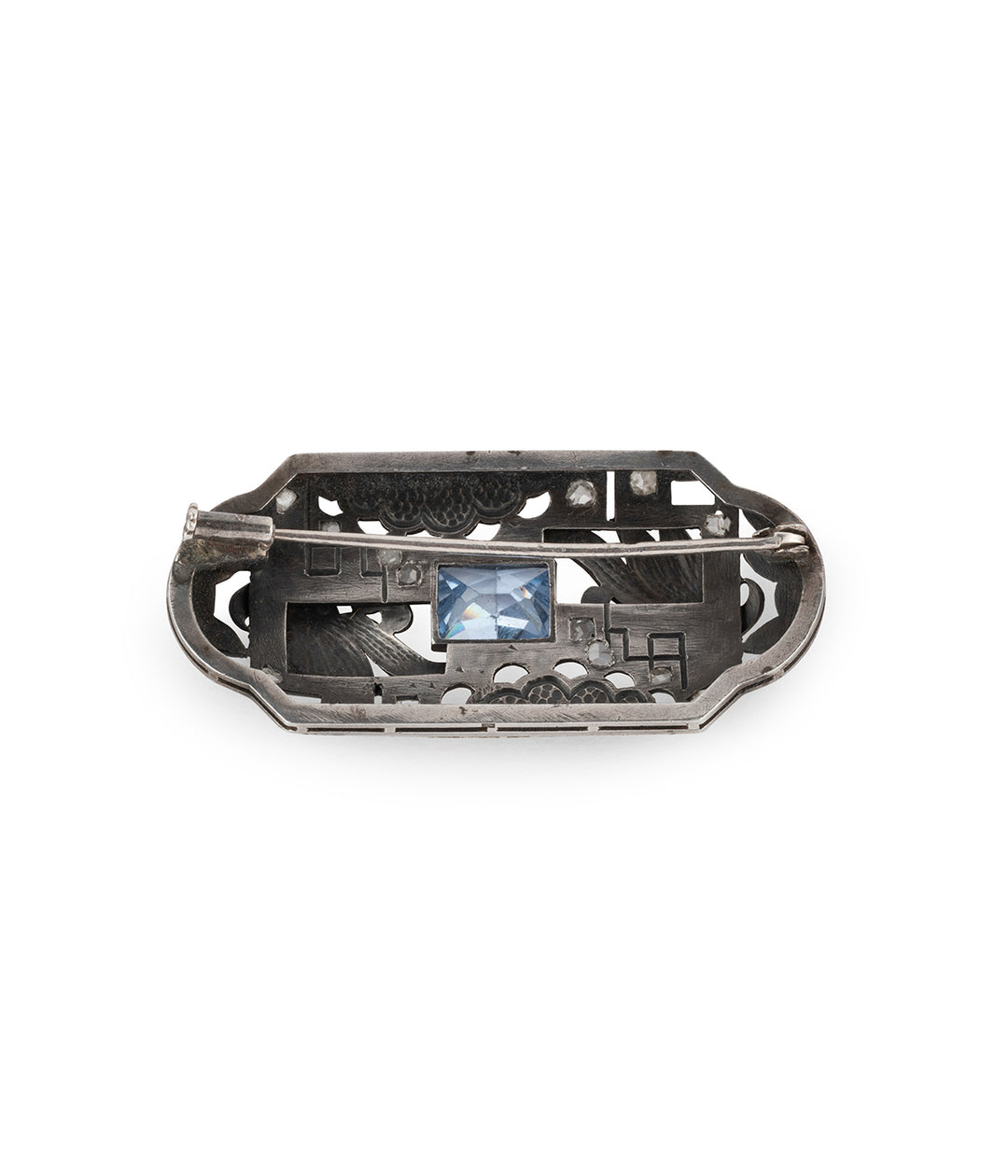 Art-deco-brooch-enamelled-silver-Blanca-Caillou-Paris